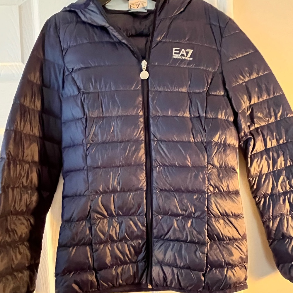 Small Armani EA7 jacket, very light weight, like new.